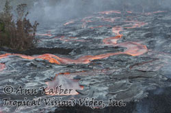 Current eruption HD footage of Kilauea volcano