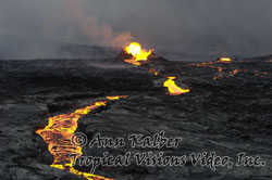Current eruption HD footage of Kilauea volcano